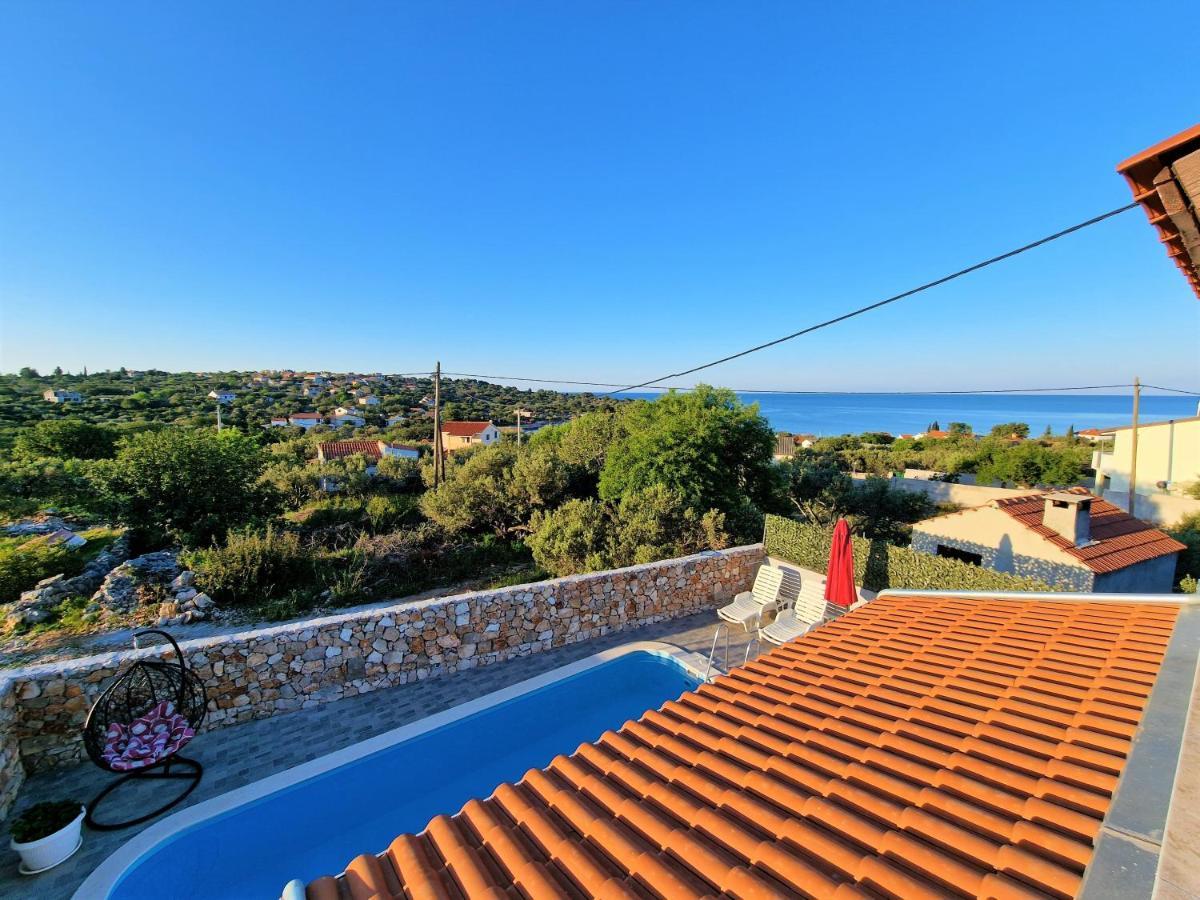 Anas Lagoon Holiday House With Pool At Azure Beach Дрвеник-Малий Екстер'єр фото